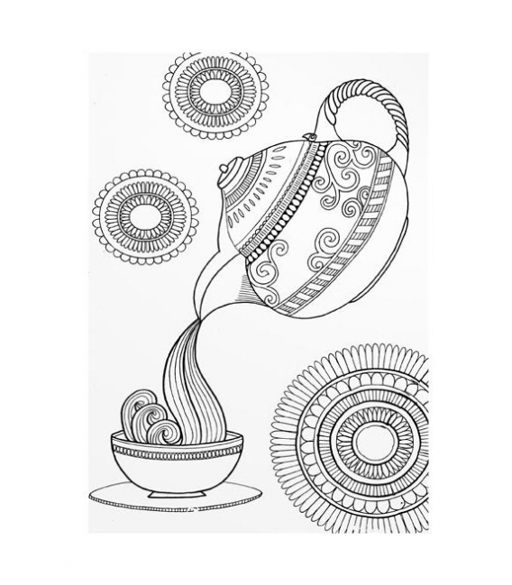 Omalovánky antistresové MFP Sladké dobroty