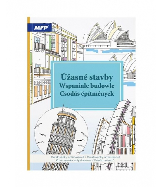 Omalovánky antistresové MFP Úžasné stavby