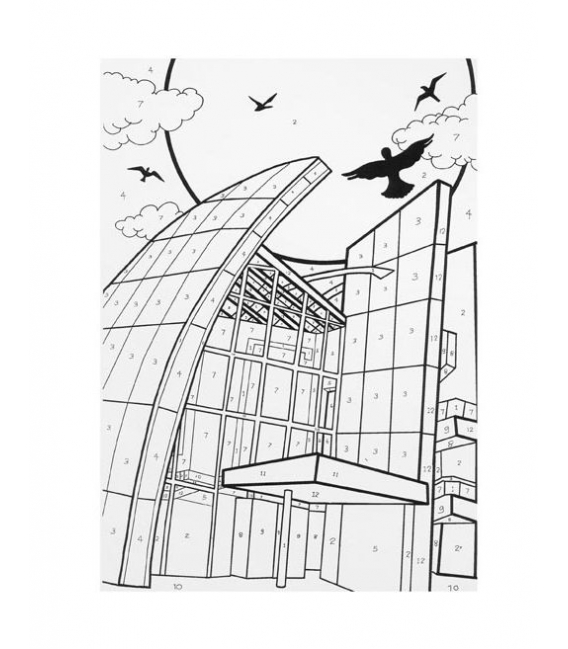 Omalovánky antistresové MFP Úžasné stavby