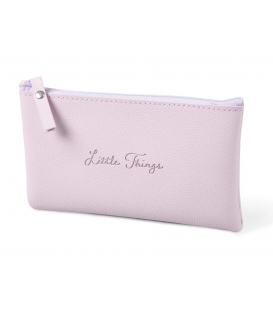 Penál etue plochá světle růžová