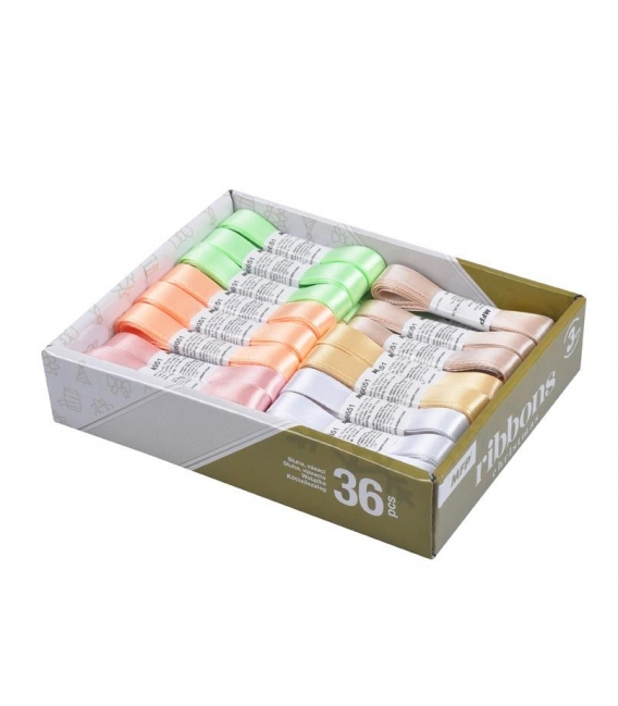 Stuha dáková 12mm x 3 m pastelová