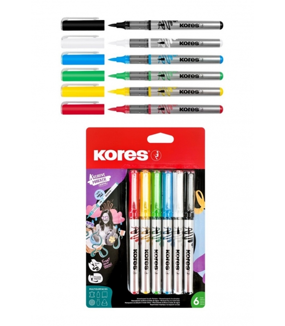 Fix akrylový tekutý Kores Selection sada 6 barev