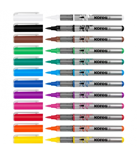 Fix akrylový tekutý Kores Selection sada 12 barev
