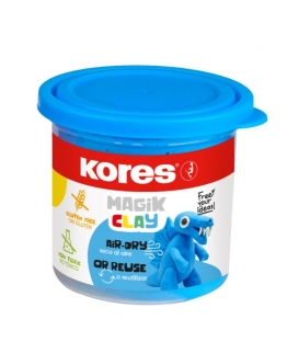 Hmota modelovací Kores MAGIC CLAY modrá