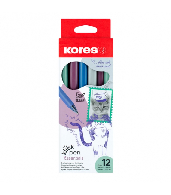 Pero kuličkové Kores Klick Pen Vintage