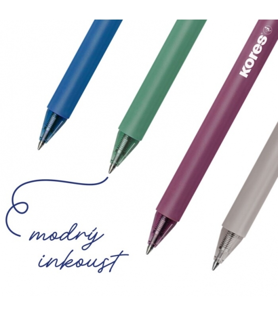 Pero kuličkové Kores Klick Pen Vintage