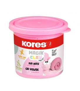 Hmota modelovací Kores MAGIC CLAY PASTEL růžová