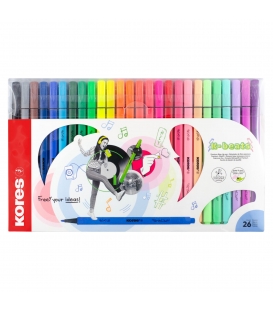Popisovač Kores K-Beats 26 barev