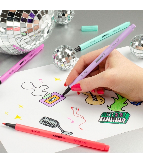 Popisovač Kores K-Beats 26 barev