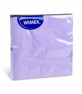 Ubrousky barevné 33x33/20ks 3vrstvé, světle fialová