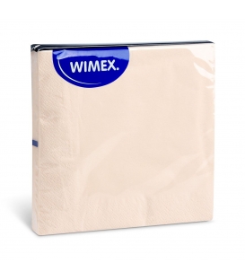 Ubrousky barevné 33x33/20ks 3vrstvé, vanilková-béžová