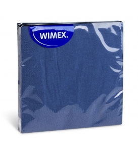 Ubrousky barevné 33x33/20ks 3vrstvé, tmavě modrá