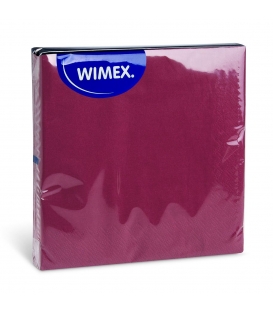 Ubrousky barevné 33x33/20ks 3vrstvé, bordó