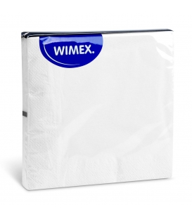 Ubrousky barevné 33x33/20ks 3vrstvé, bílá