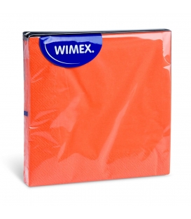 Ubrousky barevné 33x33/20ks 3vrstvé, oranžová