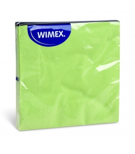 Ubrousky barevné 33x33/20ks 3vrstvé, limetková-žlutozelená