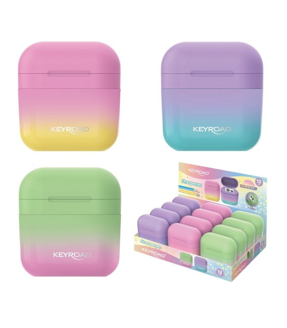 Ořezávátko se zásobníkem Keyroad AirDuo pastelové