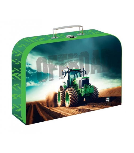 Kufřík dětský na malířské potřeby 34cm Traktor 2026