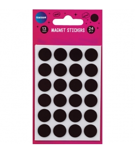 Magnetické samolepky Centrum 13mm sada 24ks