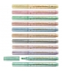Popisovač sada 10 barev Centrum jumbo pastel glitter