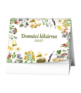 Kalendář stolní Domácí lékárna Renaty Herber 2027