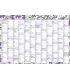Kalendář nástěnný roční 600x420mm Levandule 2027