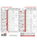 Kalendář stolní - Plánovací karta 2027