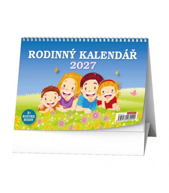 Kalendář stolní Rodinný 2027