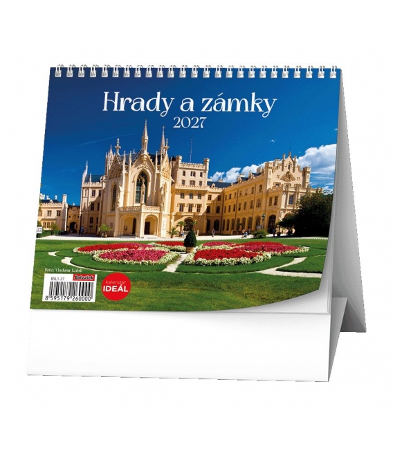 Kalendář stolní Ideál - Hrady a zámky 2027