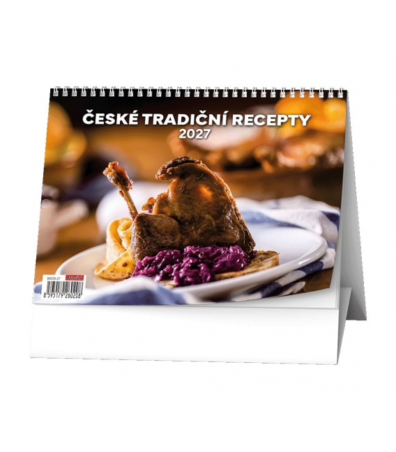Stolní kalendář - České tradiční recepty 2027