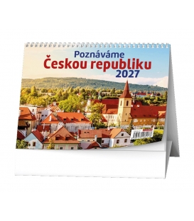 Kalendář stolní Poznáváme Českou republiku 2027