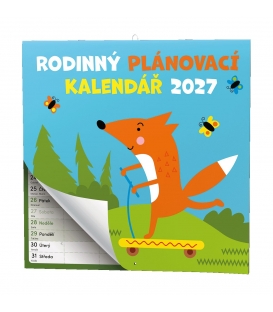 Kalendář nástěnný Poznámkový - Rodinný plánovací 2027