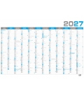 Kalendář nástěnný roční B1 modrý 2027
