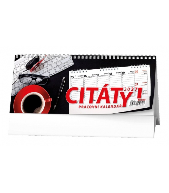 Stolní kalendář - Citáty I. 2027