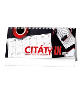 Kalendář stolní Citáty III. 2027