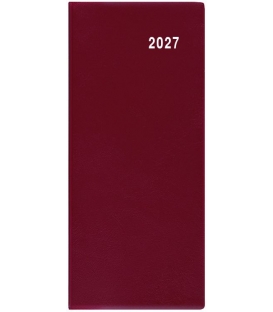 Záznamník měsíční Božka PVC bordó 2027