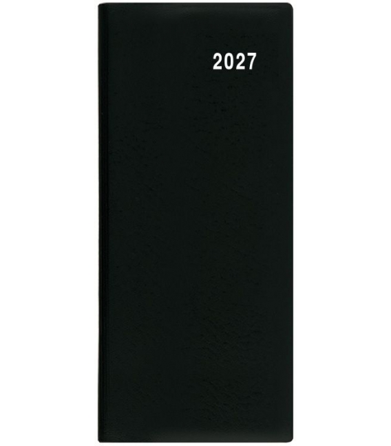Záznamník měsíční Božka PVC černý 2027