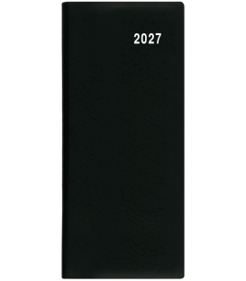Záznamník měsíční Božka PVC černý 2027
