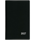 Záznamník týdenní Alois PVC černý 2027