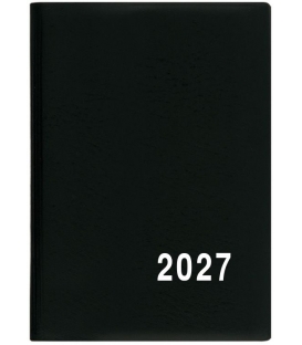 Záznamník týdenní Hynek PVC černý 2027