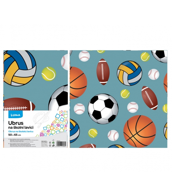 Ubrus na školní lavice 50x65cm SPORT 2026