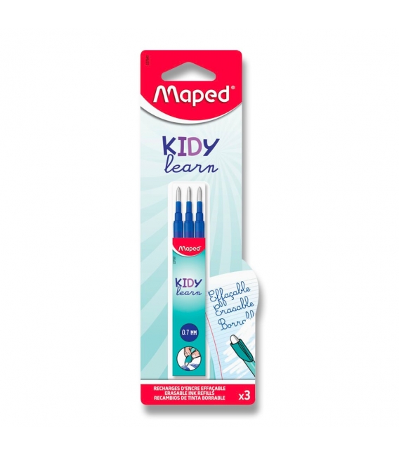 Náplň do rolleru Maped Kidy Learn Magic - modrá sada 3 ks