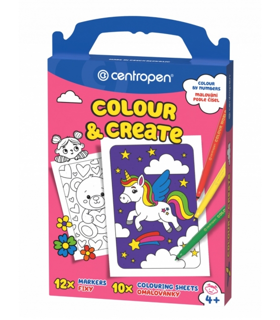 Malování podle čísel Colour & Create pro holky