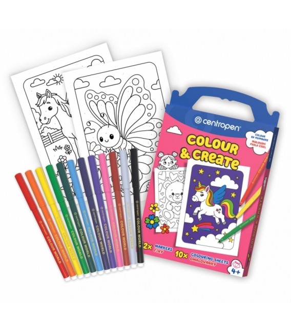 Malování podle čísel Colour & Create pro holky