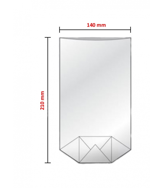 Sáček tatrafánový 140x210/ 100ks x dno