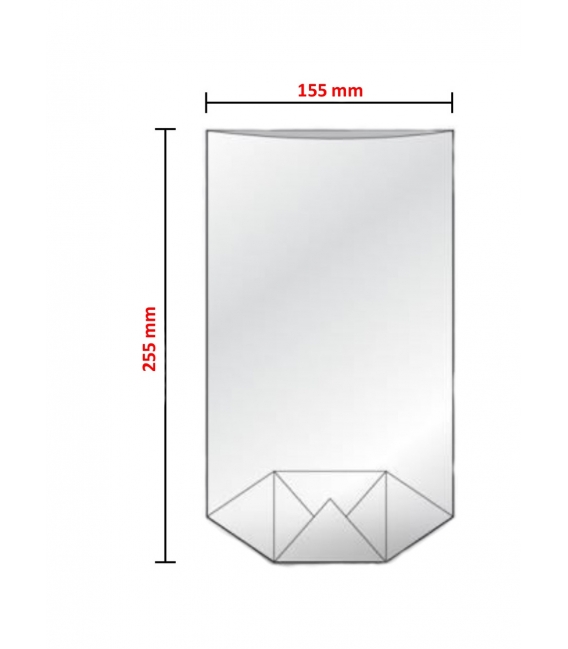 Sáček tatrafánový 155x255/ 100ks x dno