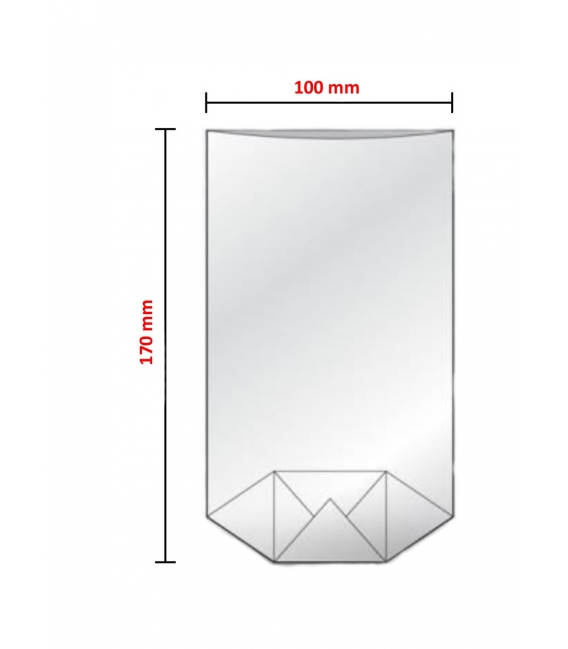 Sáček tatrafánový 100x170/ 100ks x dno