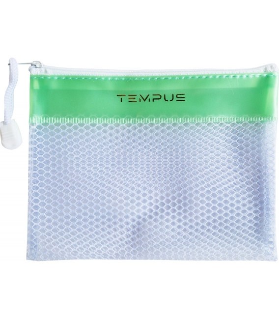 Desky se zipem A6 Tempus zelené