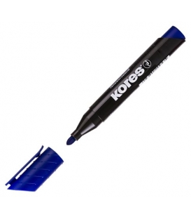 Značkovač KORES K-Marker xp1 modrý permanent