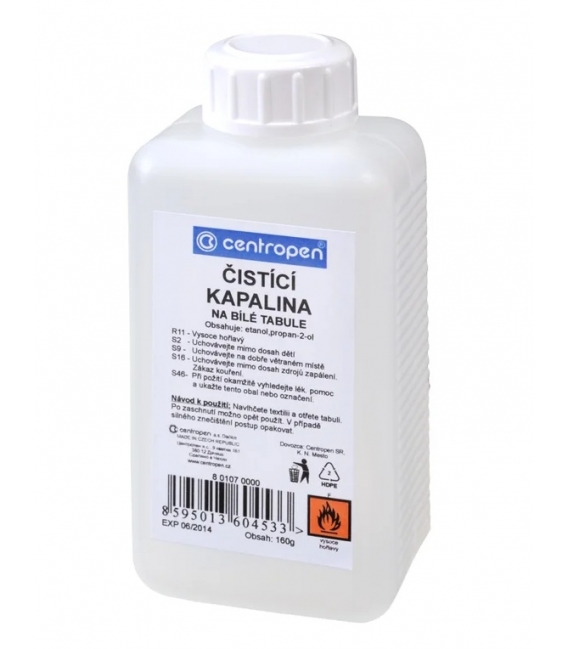 Čistič na bílé tabule 200ml, lahvička